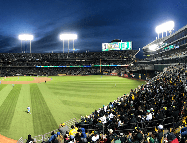 Oakland Athletics stadium powered by 24/7 Software for venue operations