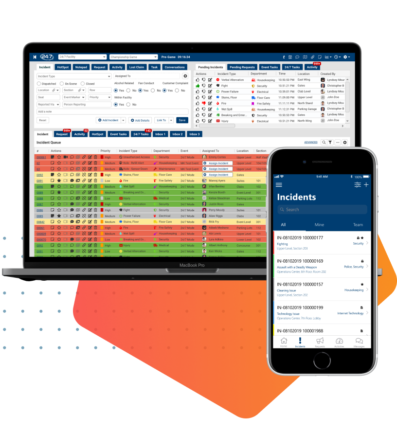 IMS viewed on both desktop and mobile