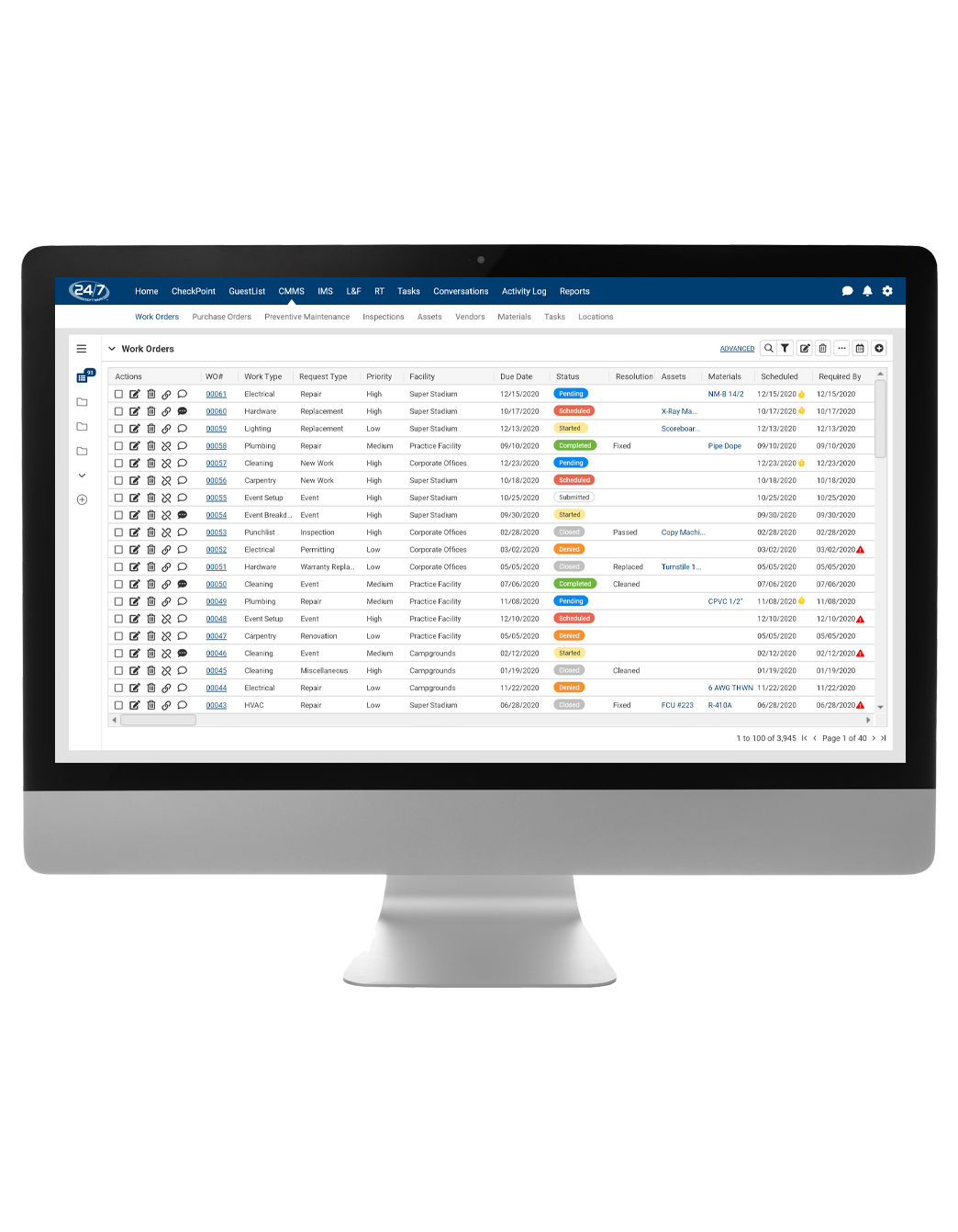CMMS Dashboard