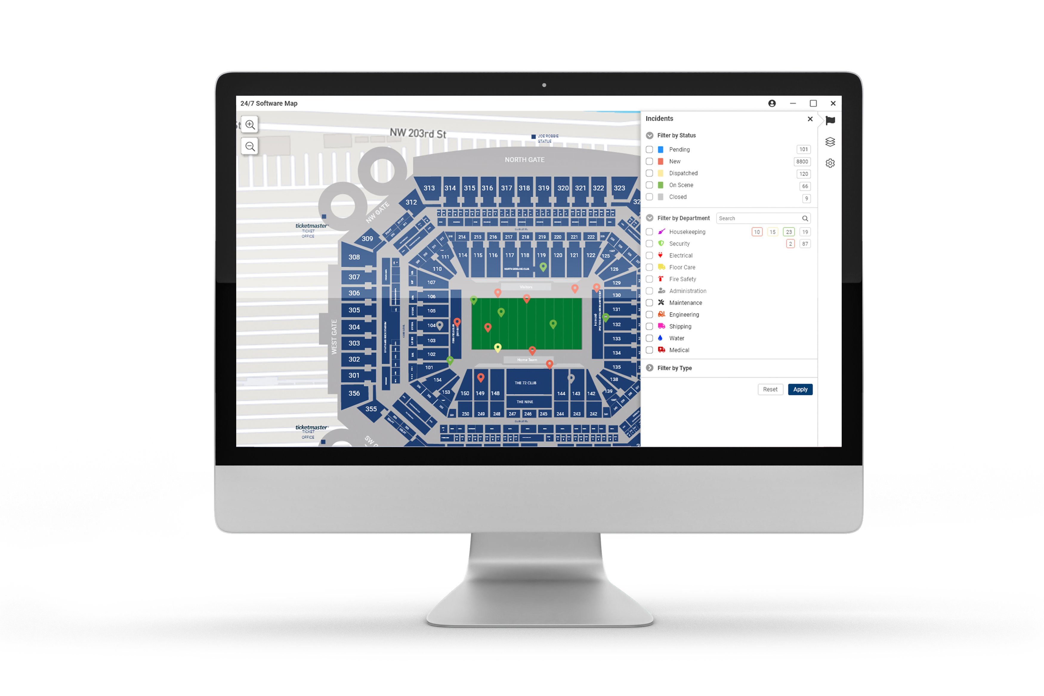 Live Mapping Stadium Desktop