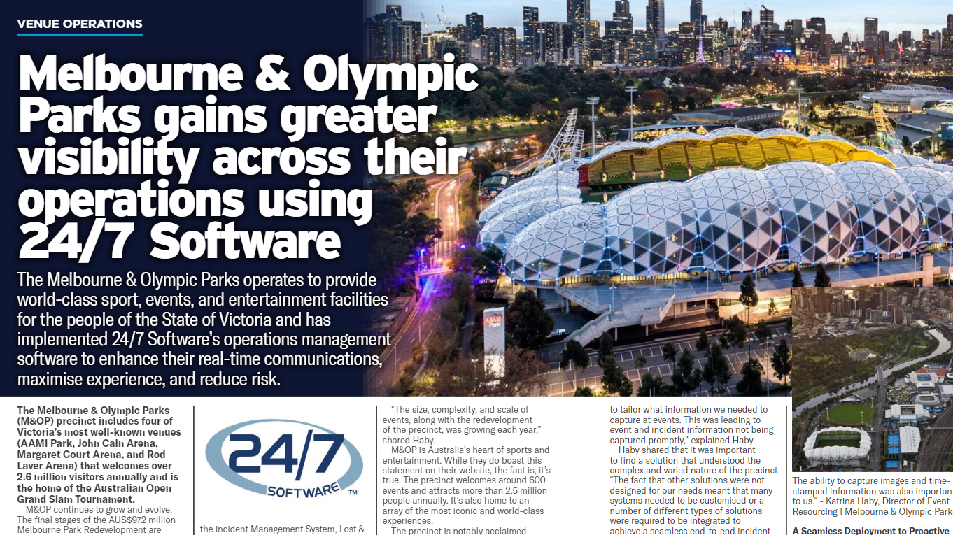 Melbourne & Olympic Parks PSN's On The Front Foot Issue 18
