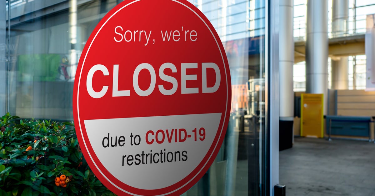 shopping centre closed due to COVID-19